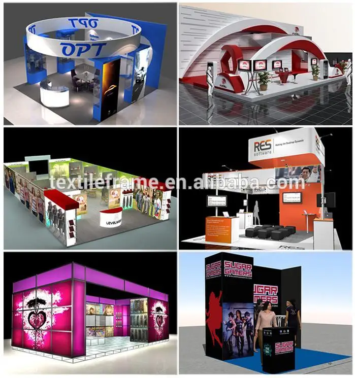 3x3 Modular Aluminum Frame Exhibition Booth
