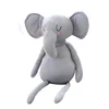 Wholesale long leg rabbit elephant plush toy cute close eyes plush animal toys for kids