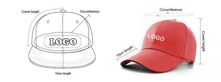 Custom logo design mens fashion sporting baseball caps with cotton