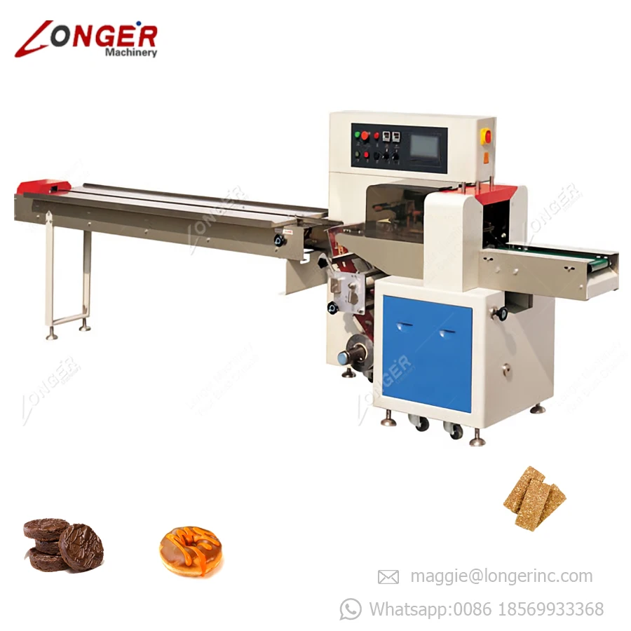 Fully Automatic Flow Chocolate Bar Pillow Pack Sponge Puff Pastry ...