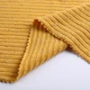 Cheap design stretch polyester lurex ribbed 4x2 rib fabric with metallic thread