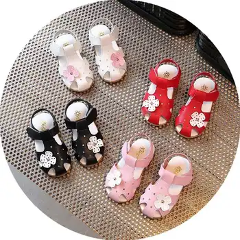 Summer New 1-3 Years Baby Shoes Flowers 