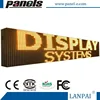 DIGITAL SCROLLING LED SIGNS PROGRAMMABLE YELLOW OUTDOOR MESSAGE BOARD