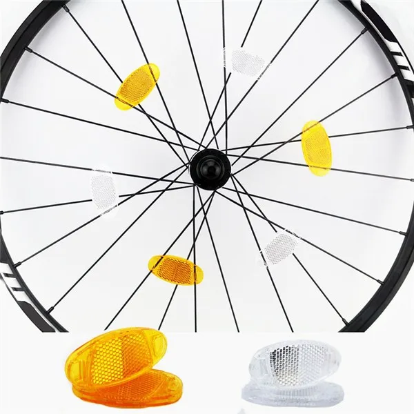 Whole High Visibility Safety Acrylic Prismatic Bike Wheel Reflectors