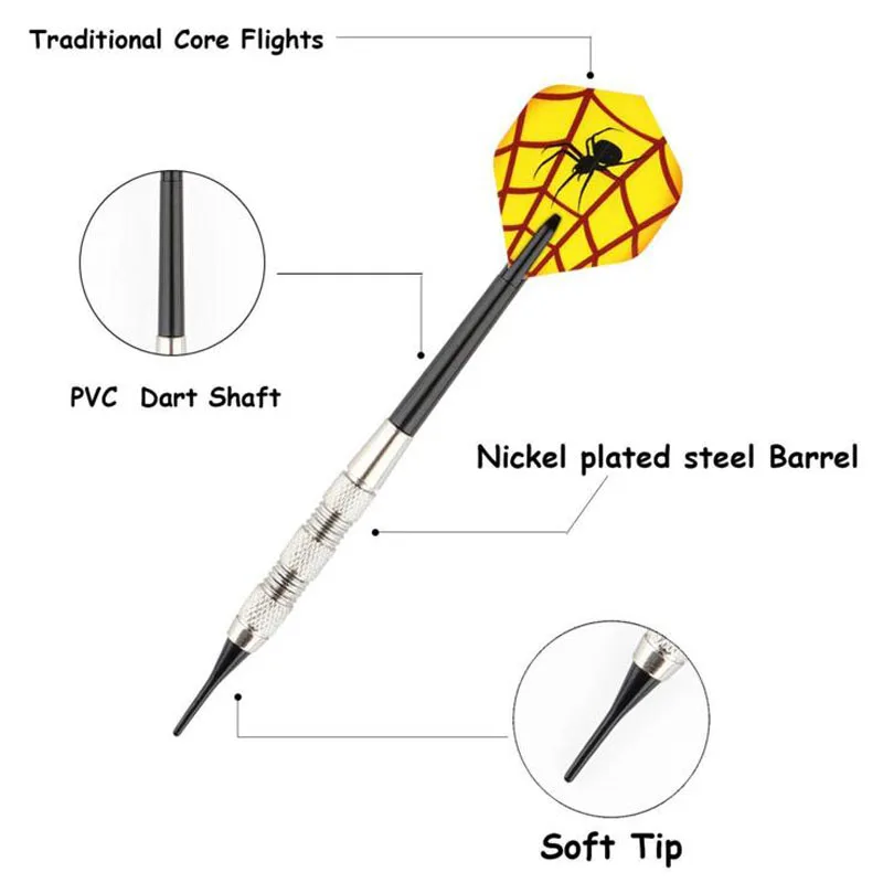 Soft Tip Safety Darts With Customized Dart Flights Outdoor Darts Game Buy Safe Darts Game,Soft
