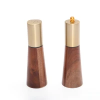

Customized Logo Elegance Style Manual Mini Novelty Salt And Pepper Grinder Set of 2