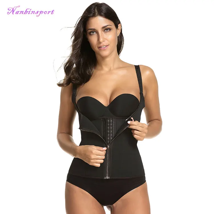 

Wholesale Strap Neoprene Sweat Waist Trainer Body Shaper Private Label, Black colors