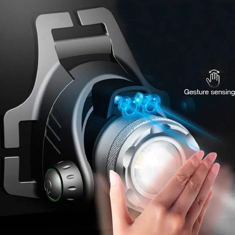 
15W Most High Power Waterproof 3*18650 Led Headlamp L2 Rechargeable Led Head Light 