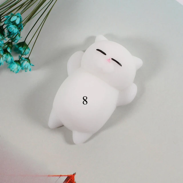 Squishy Phone Straps for iPhone Cute Mini Soft Silicone Squishy Toy Finger Pinch Squeeze Toy
