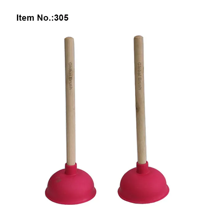 Hq305 German Quality Wooden Stick 13.5cm Tpr Toilet Plunger Buy Tpr