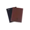 cheap leather bound journal agenda book printing with book mark and elastic band