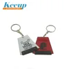Recycled Plastic Square Ice Scraper car keychain for promotional