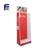 Custom Red Color Printed Promotional Hair Clip Cardboard Pegboard Display