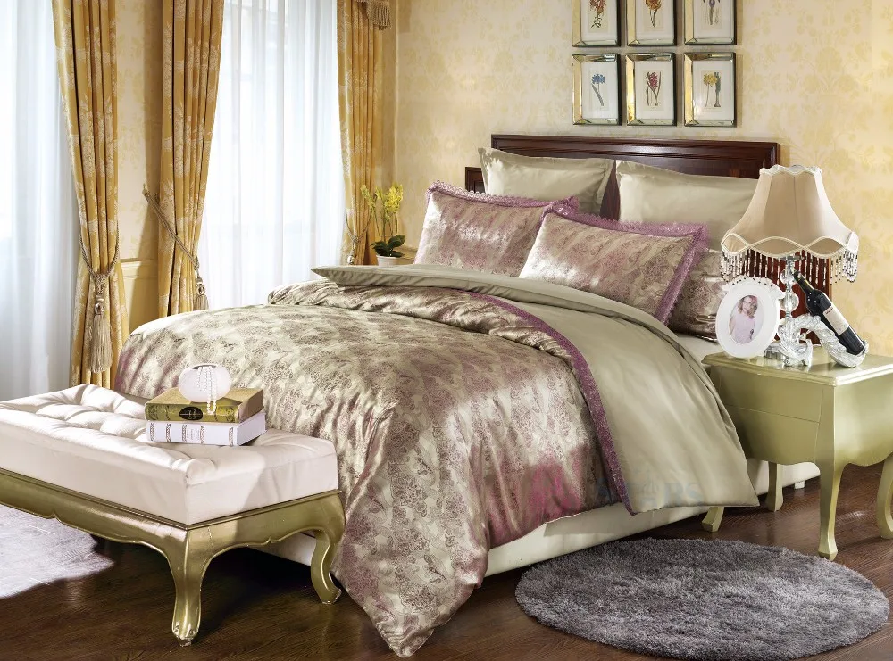 Gsjac01 Luxury Jacquard Indian Style Bedding Sets For Bedroom Buy