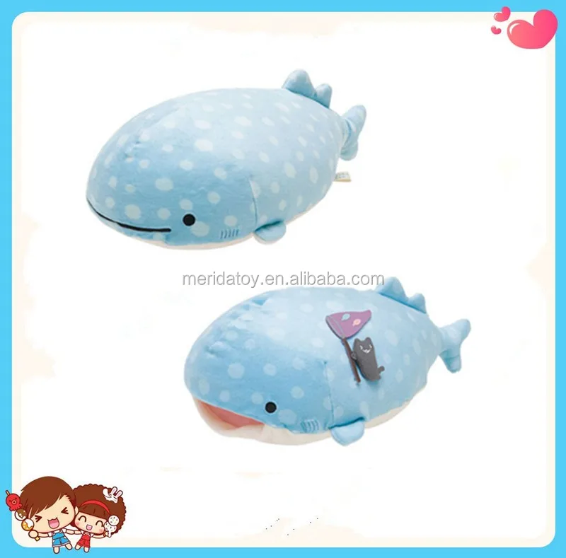Wholesale Soft Japanese San X Sea Animal Cute Blue Whale Sleeping