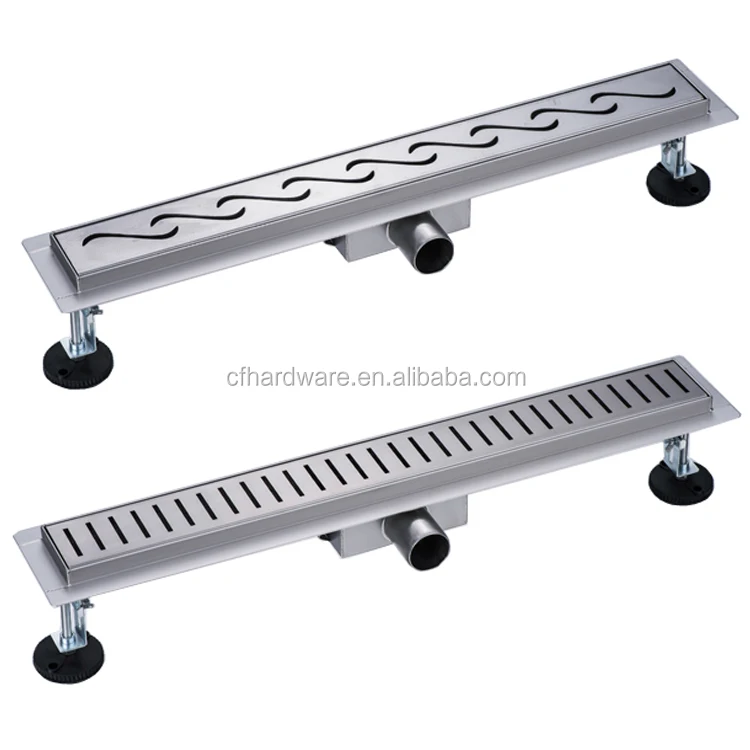 Rust Proof Stainless Steel Ss304 Toilet Linear Strip Drain Bathroom Kitchen Long Shower Floor