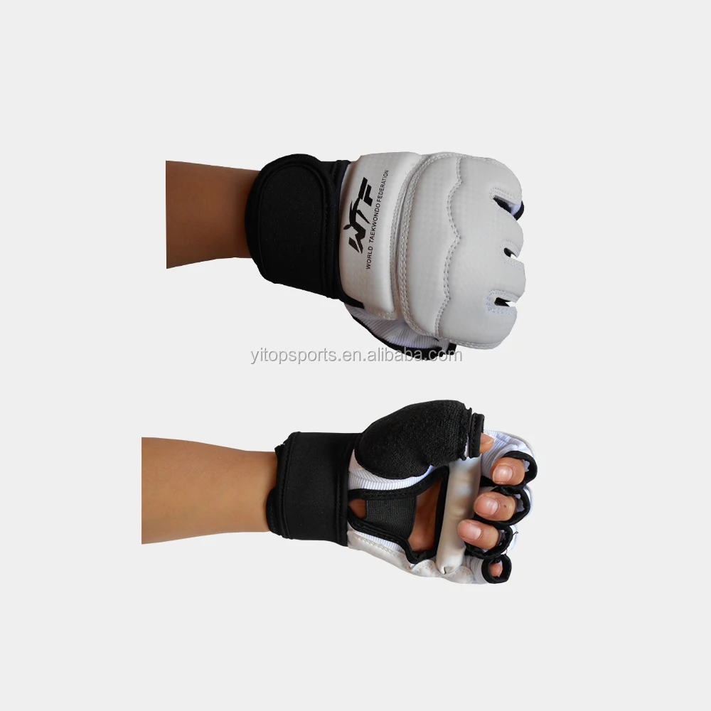 

white TKD hand protector gloves ,taekwondo equipment