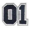 clothing applique with iron on backing