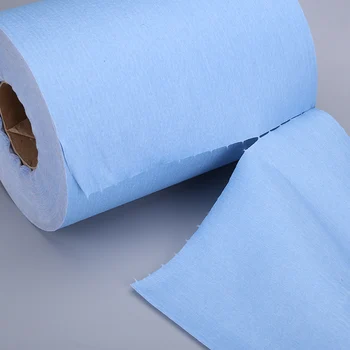 blue cleaning cloth roll
