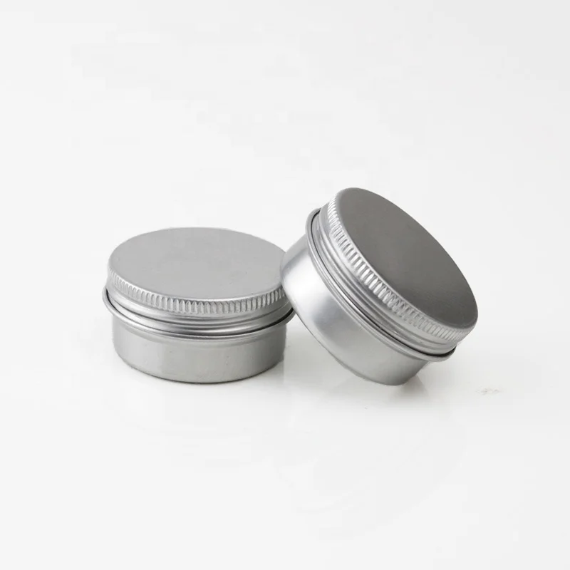 

Low MOQ 15ml 15g Wholesale Mini Cosmetic Aluminum Jar Can Tin Box Packaging (NAL01-15)