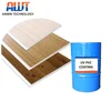 High gloss UV curing PVC coating