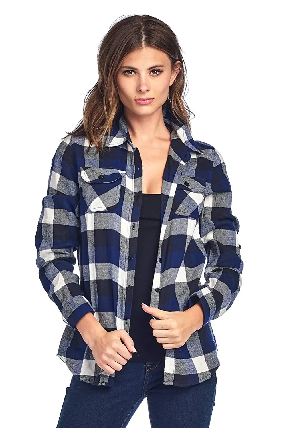 long flannel womens shirts