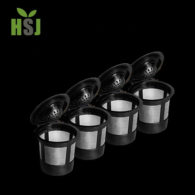 

k cup &saucers k cup coffee filter for Keurig reusable coffee filter cup, Black or purple