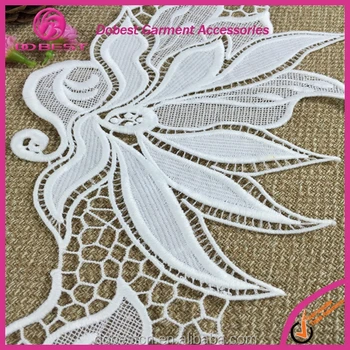 Promotion 2016 Handwork Black White Embroidery Neck Designs Sarees Lace Trim Promotion 2016 Handwork Black White Embroidery Neck Designs Sarees Lace Trim