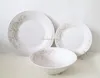 round shape 12pcs dinner ware set with decor
