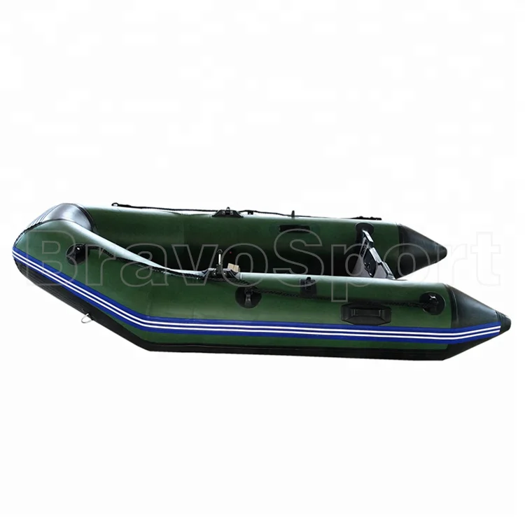 

Cheap Inflatable Fishing Boat With Air Mat Floor For Sale France, Optional/grey/black