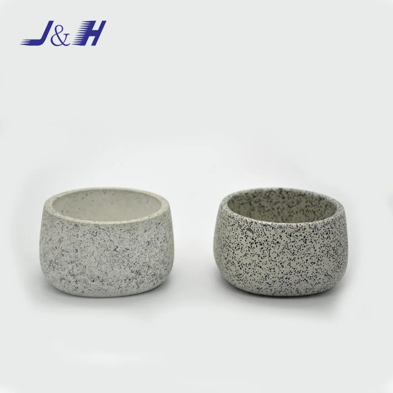 Customized Gray Cement Candle Jar Home Decoration Candle Holder Buy