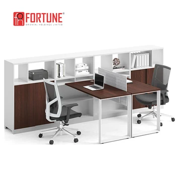 Promotion Office Cubicle Shade Computer Desk For Two Computers Internet Cafe Parion