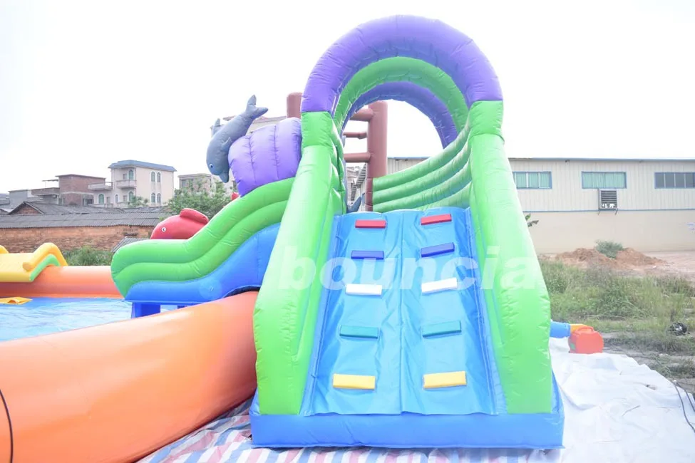 inflatable ground water park