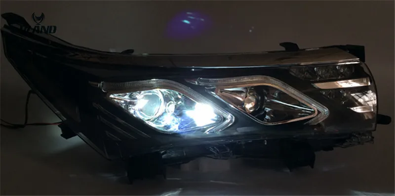 VLAND Wholesale Factory  Car Headlamp For Corolla 2014 2015 2016 LED Headlight With DRL High/Low Beam Turn Signal