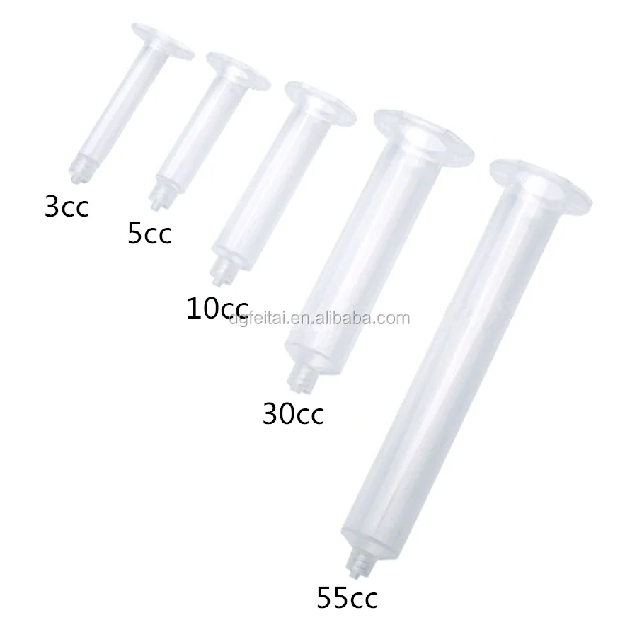 Us Style Glue Dispensing Syringe Used Glue Dispenser Plastic Syringe