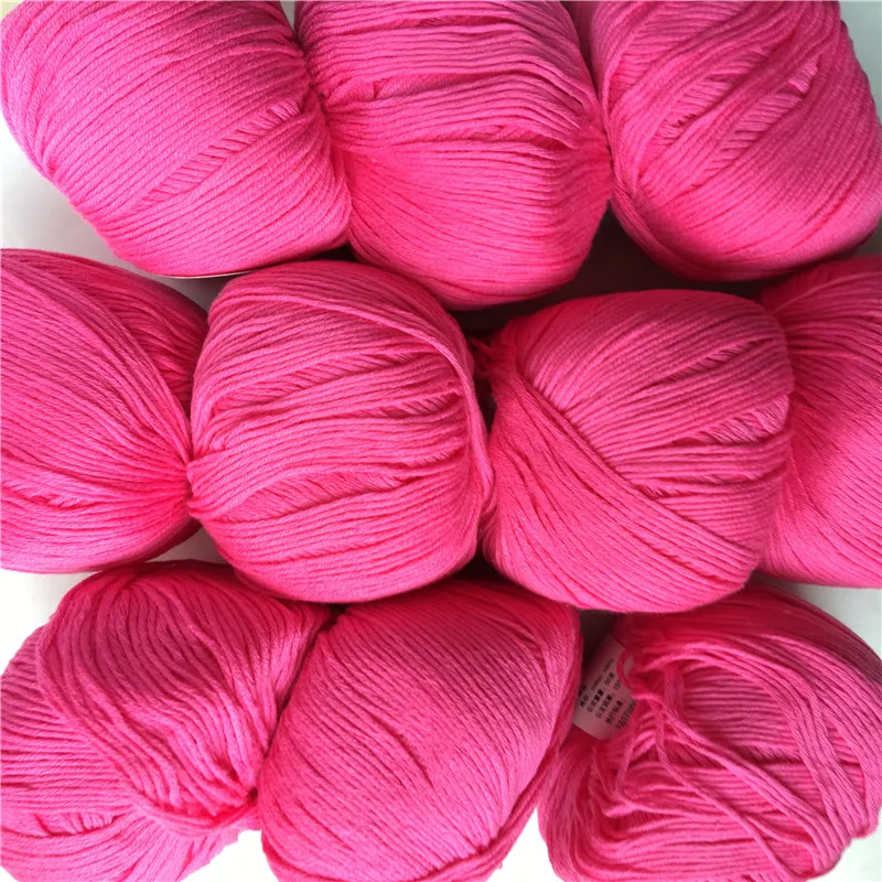 Thick Pure Cotton Yarn 100 Cotton Yarn 8ply Soft Skinfrinedly Hand