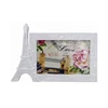 Toprank Factory Supply Cheap Home Decoration Eiffel Tower plastic 4x6 Picture Photo Frame Cute Paper Photo Frame