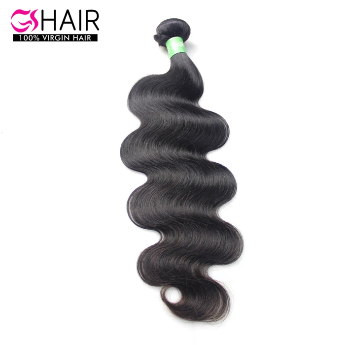 

9a brazilian body wave hair mink bundle hair with closure, Natural color