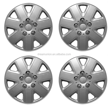 14 Set Of Car Wheel Trims Hub Caps Plastic Covers 4 Silver 14 Set Of Car Wheel Trims Hub Caps Plastic Covers 4 Silver Universal