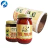 Custom Printing Chilli Sauce Packaging Waterproof Adhesive Label Safety Retailing Foods Jar Sticker