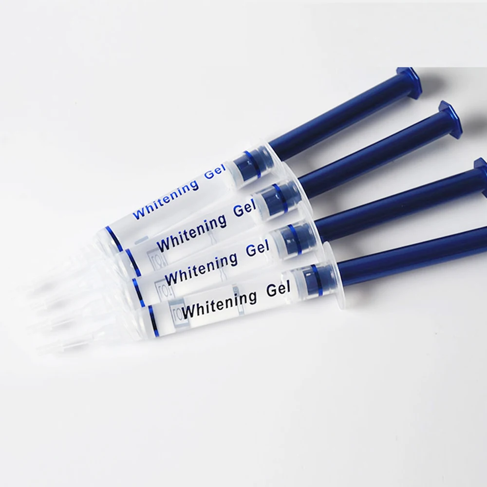 

CE ISO13485 Approved Professional 2ml 3ml 5ml 10ml teeth whitening gel syringe dental bleaching clareador gel, Clear charcoal