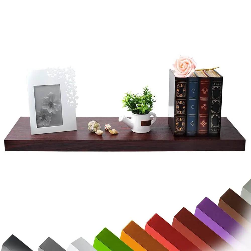 Mdf Wooden Floating Wall Shelf Stick With Pvc Veneer Buy Mdf Wall Floating Shelf,Mdf