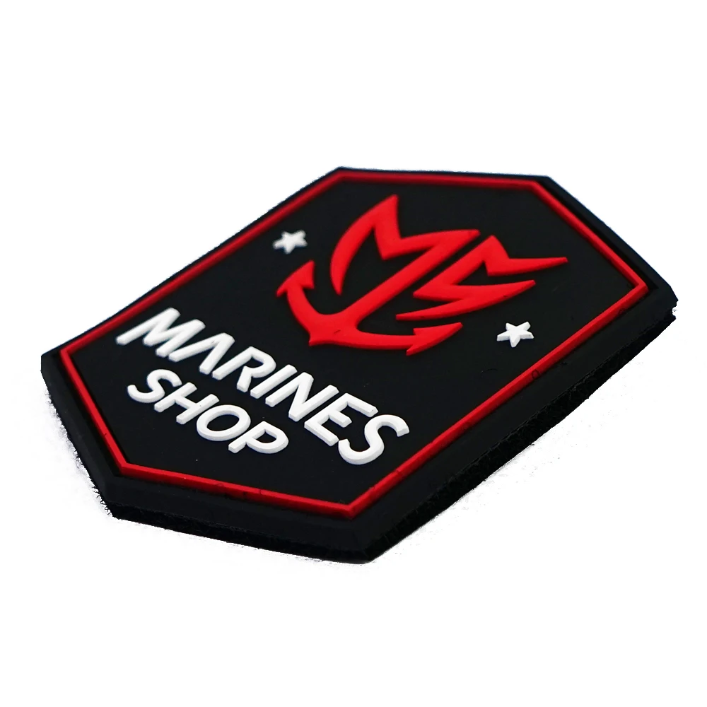 

Embossing embroidery machine custom 3d Embossed logo rubber patch, Eco-friendly soft pvc silicone label patch