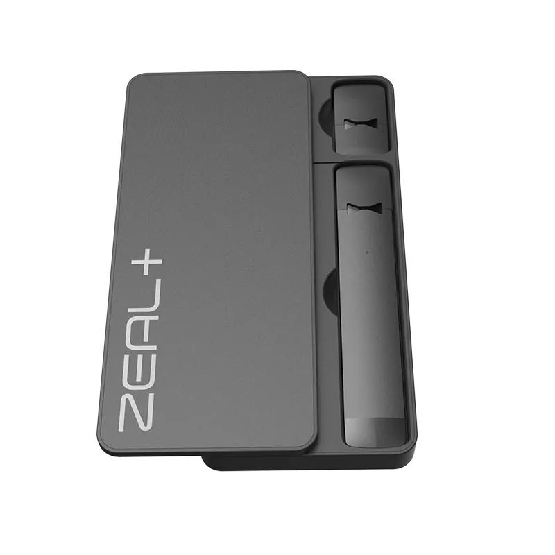 

e-cig VO TECH Zeal Starter Kit Closed Pod System e cig wireless charging vape pen mod Dual power switch Disposable, Black