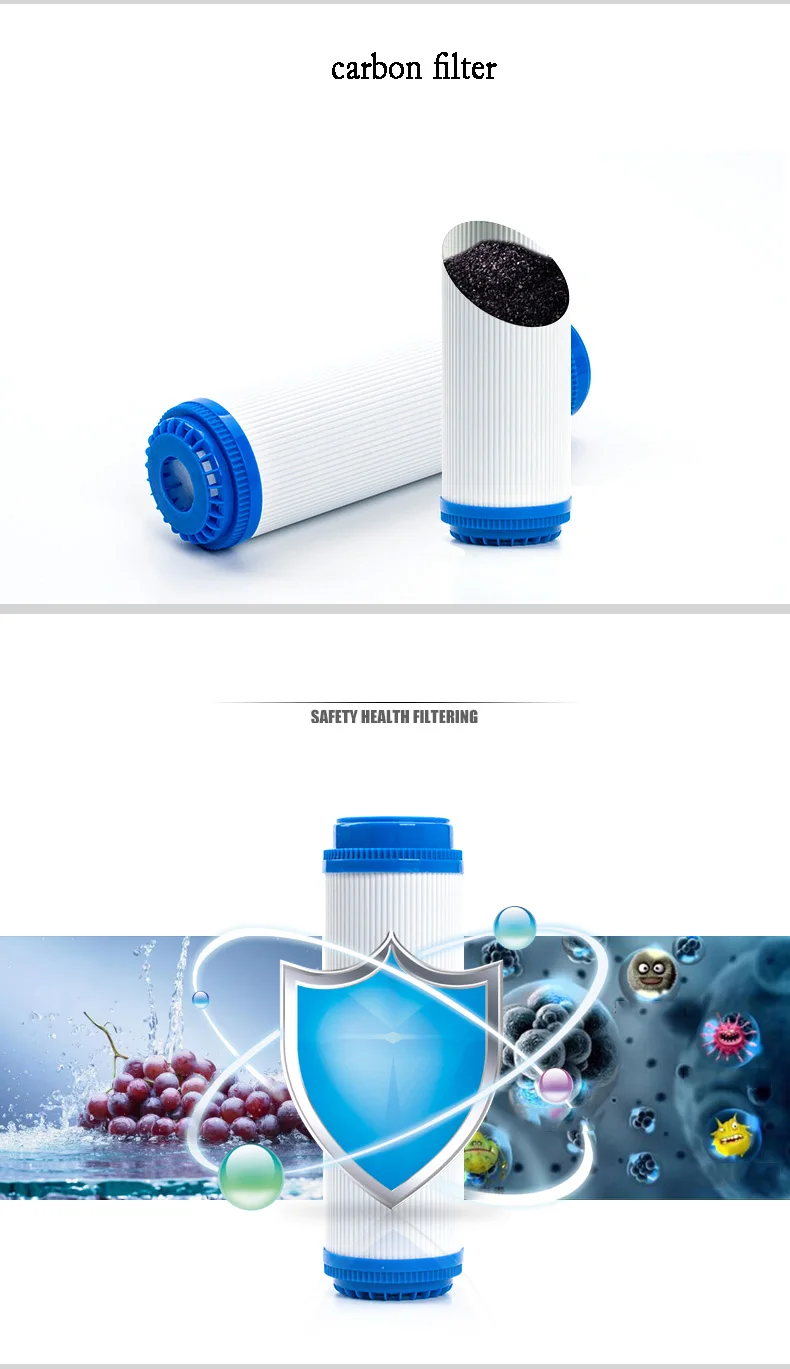 Gac Cto Carbon Filter Cartridge Activated Carbon Water Treatment