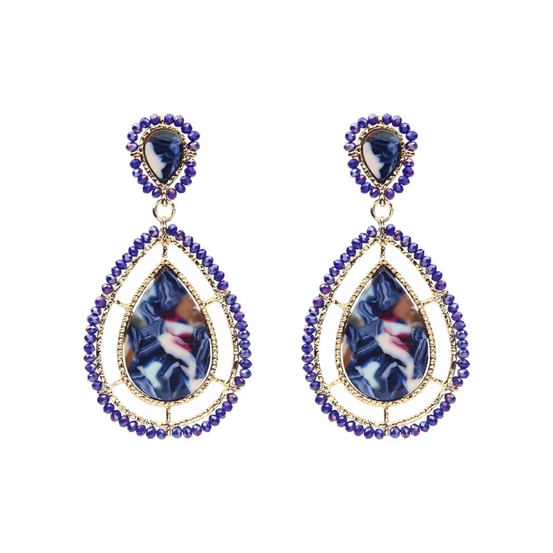 

2019 Wholesale Women Acrylic Resin Earrings, 3 colors can choose