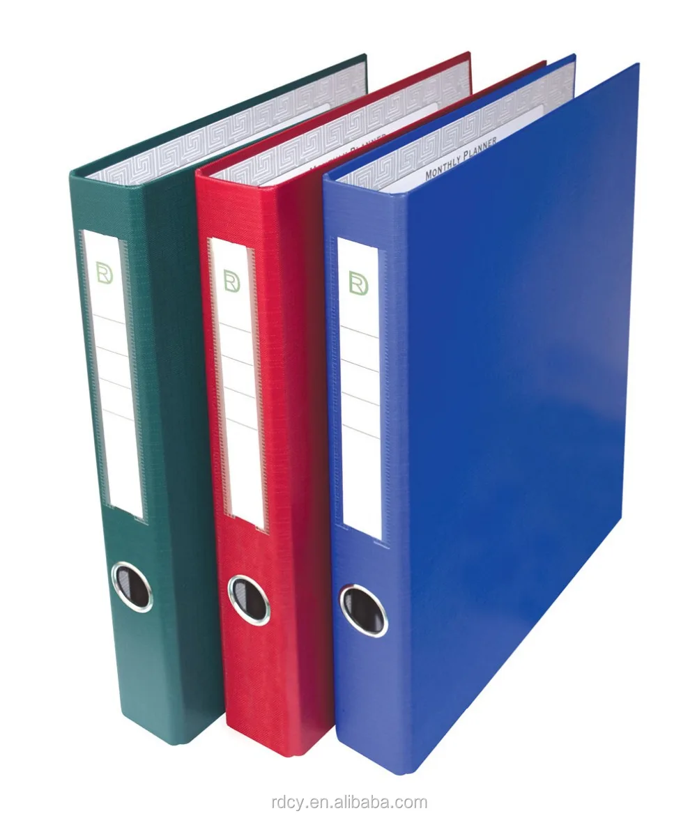 
Colourful PVC/Paper Rigid Box File 