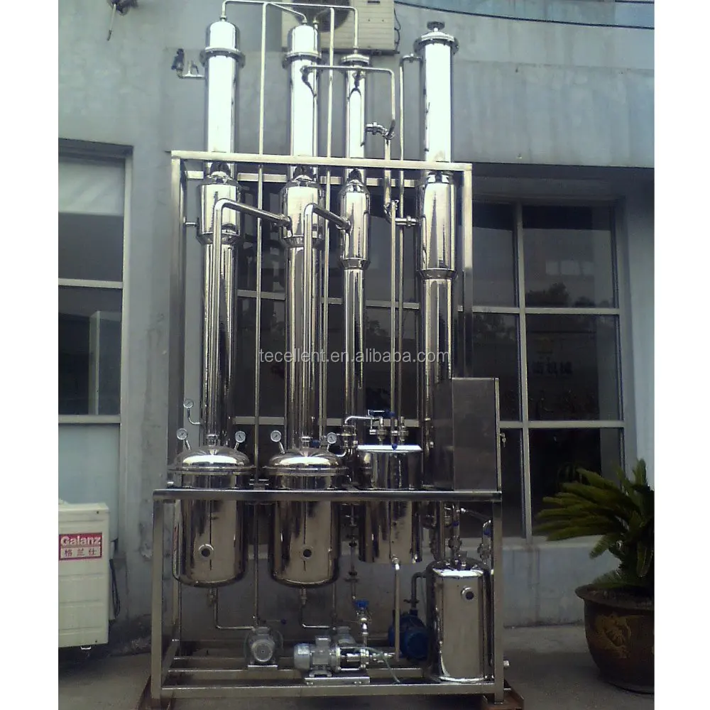 
Pilot Scale Full Automatic Vacuum Double effect Falling Film Evaporator 