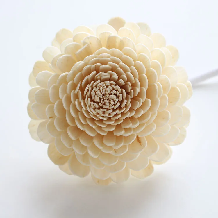 

Pure White fragrance Dhali Sola flower diffuser without core, Color customise