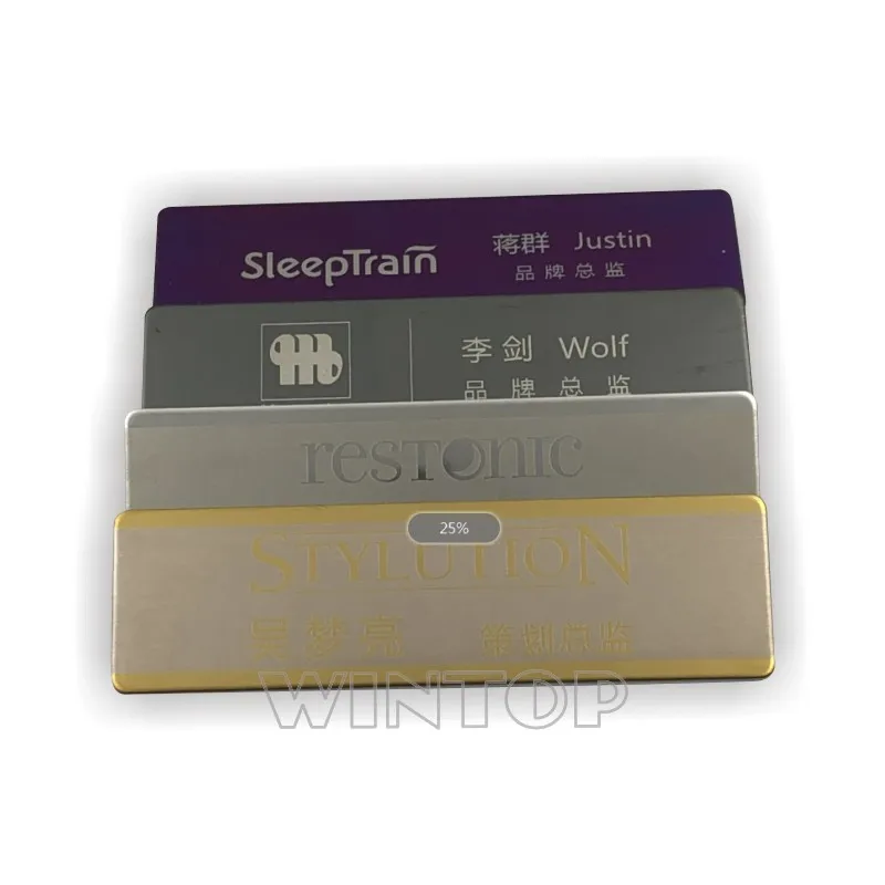 

Custom Company Name Badge Magnetic Retail Blank Magnet Pin Badge Tags, Custom color